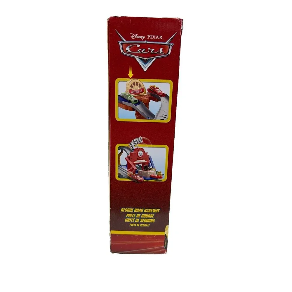 Disney Pixar Cars Race Rescue Road Raceway Playset Mattel JFL57 NEW SEALED